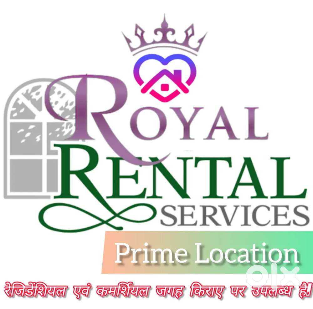 Both commercial and residential flats are available for rent.
