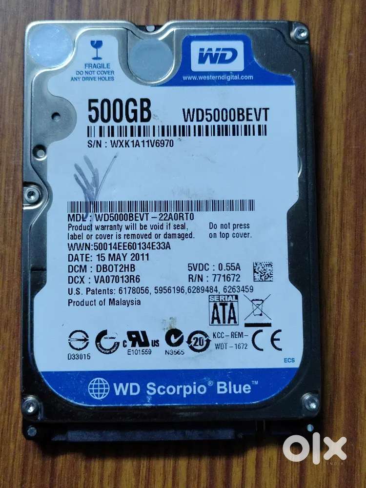 500GB HHD( HardDisk)