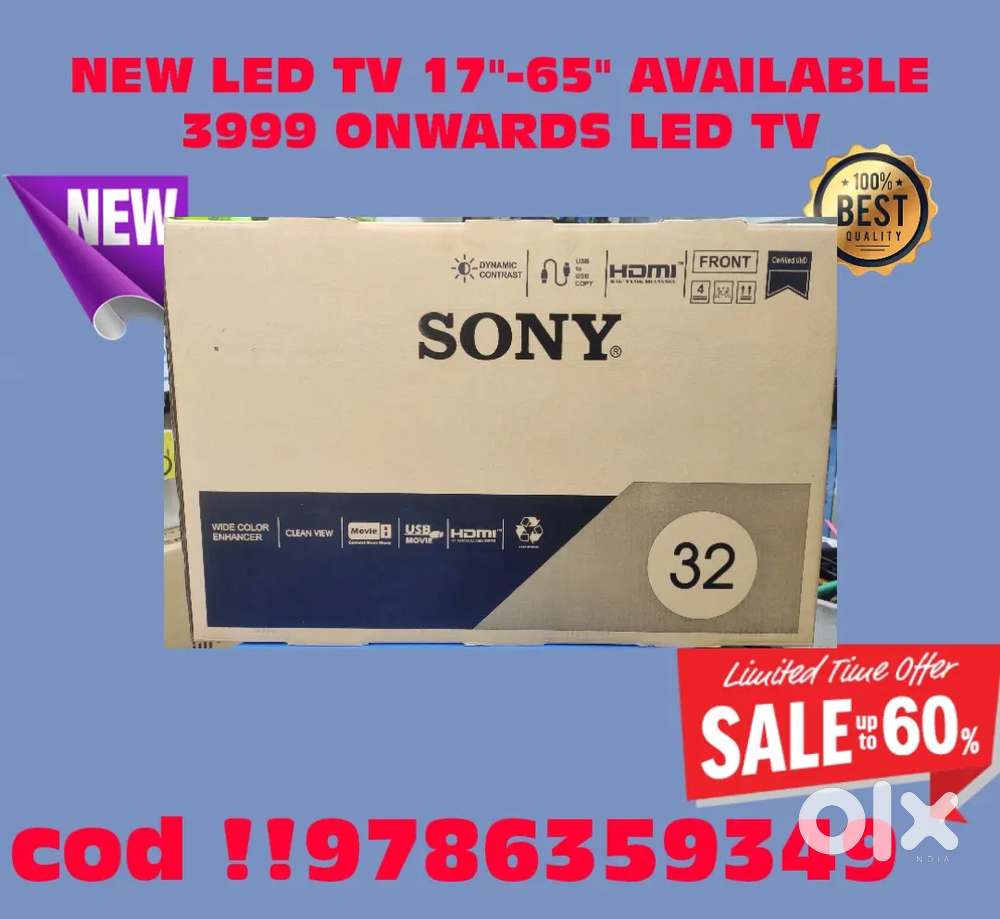 SONY LED TV MEGA SALES COD GIFTS WARRANTY OFFER WHOLESALE