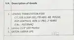Lenovo Thinkstation P350 + Lenovo Led Monitor