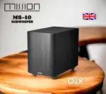 MISSION : MS10 10 INCH DOWNFIRING SUBWOOFER