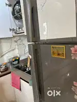 350 liter Godrej double door fridge in working condition