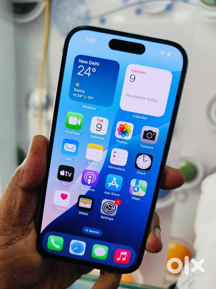 iPhone 15  blue with insurance valid till july 2026