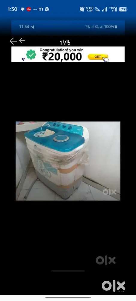 Lloyd 8kg washing machine