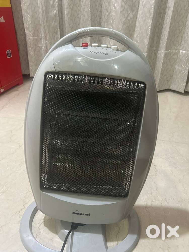 Heater with medium cracks