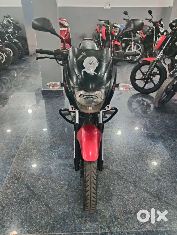 Bajaj Pulsar 150 2014 model red color in good condition