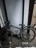 Phoenix bicycle 27 inch tyre in black with a little sea green colour.