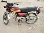 Motorcycle okay condition and full mileage