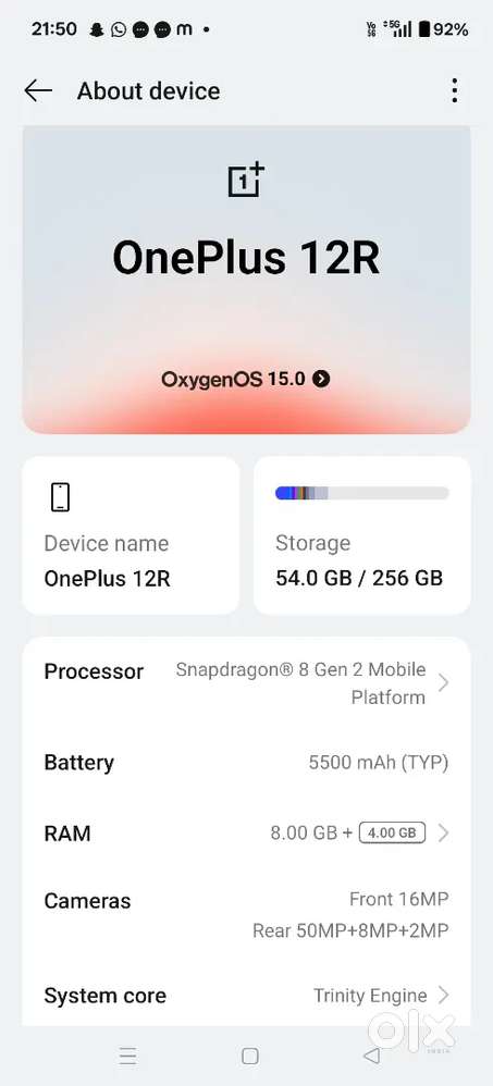Oneplus 12r