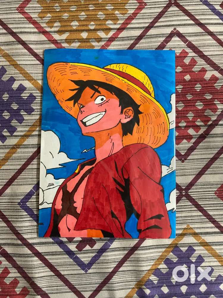 One Piece Luffy Painting