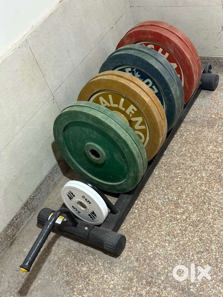 150kg Challenge Olympic Powerlifting Weightlifting Bumper Plates