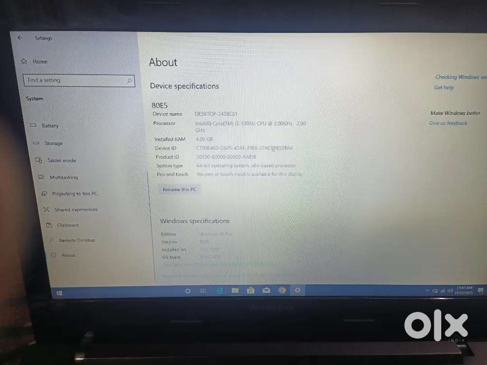 Lenovo laptop core i3