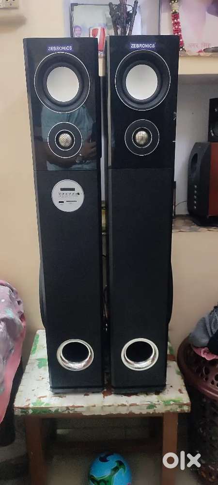 Zebronics tower speaker new candesan only 10000