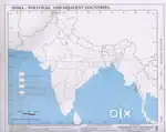 INDIA Political map set of 10