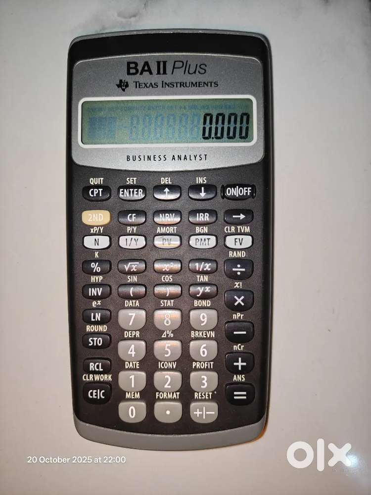 Calculator - BA ll Plus Texas Instruments