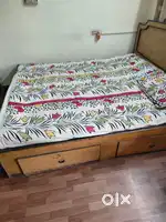 6/6 ft double bed