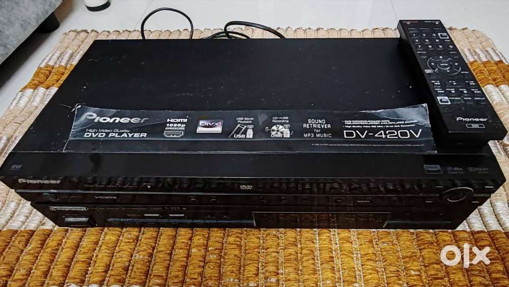 Pioneer DVD Player and FM/AM Tuner.