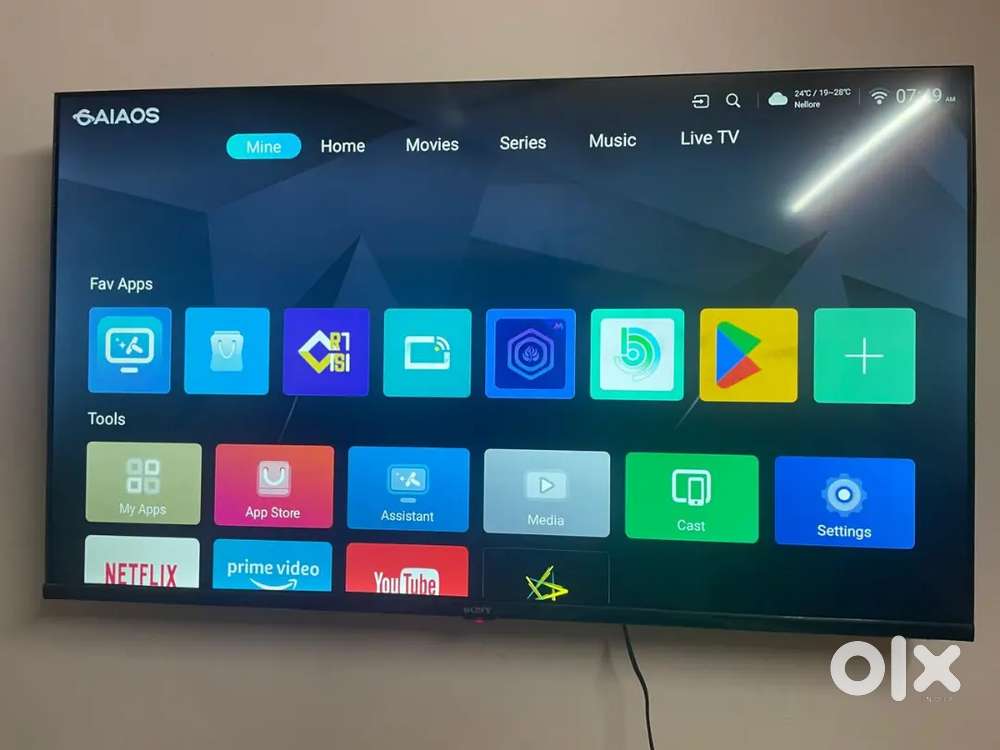 55 inch sony smart Android frameless oled 4k 3yr display 25000