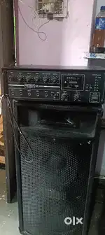 1 amplifier hai medha company 160 watt 1 speaker hai dubol