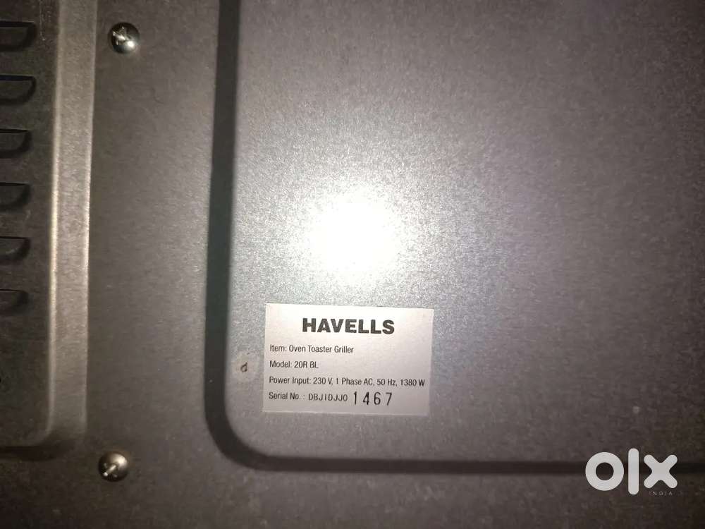 Havells oven 20R BL