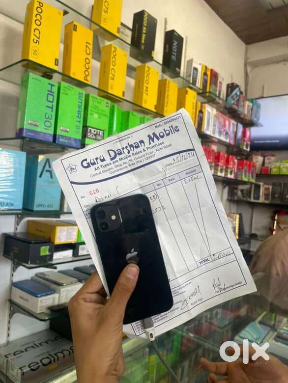 I phone 12 display change battery change face id of