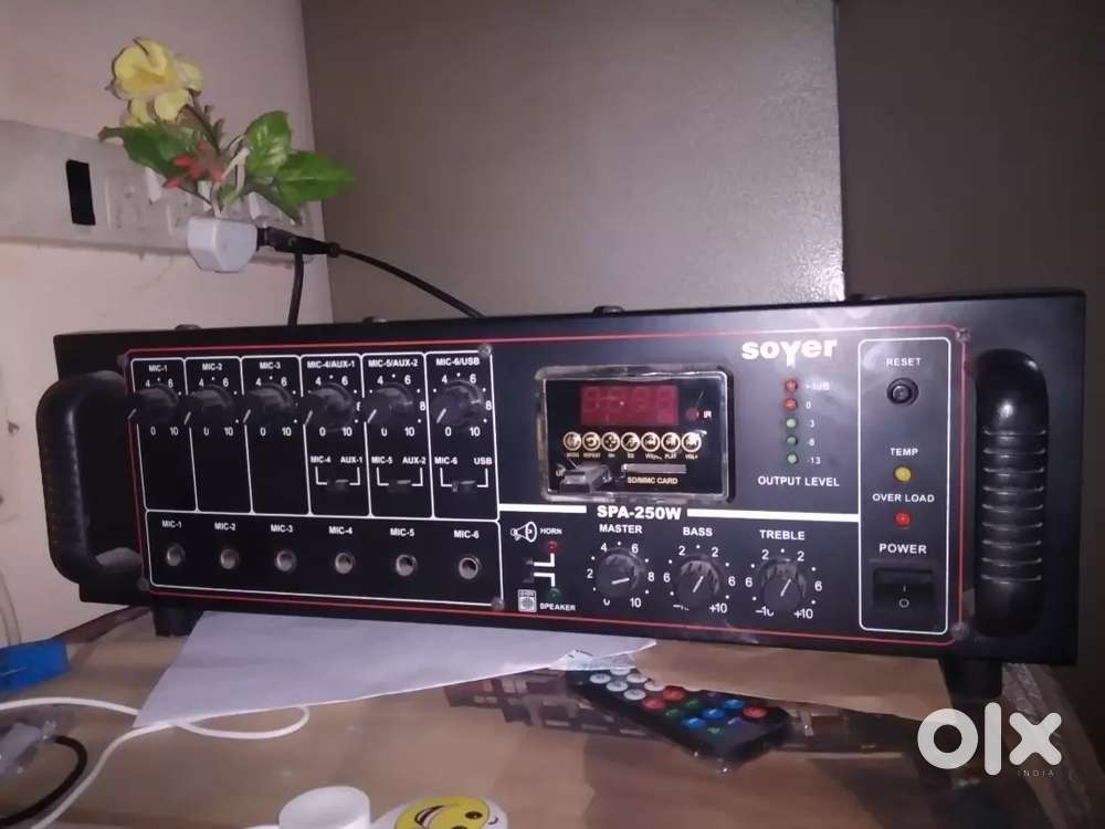 SOYAR AMPLIFIER -SPA -250W PERFECT CONDITION