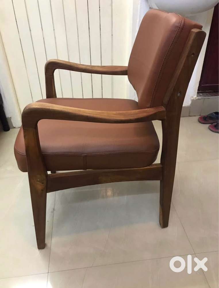 Antique mid century arm Teak rosewood