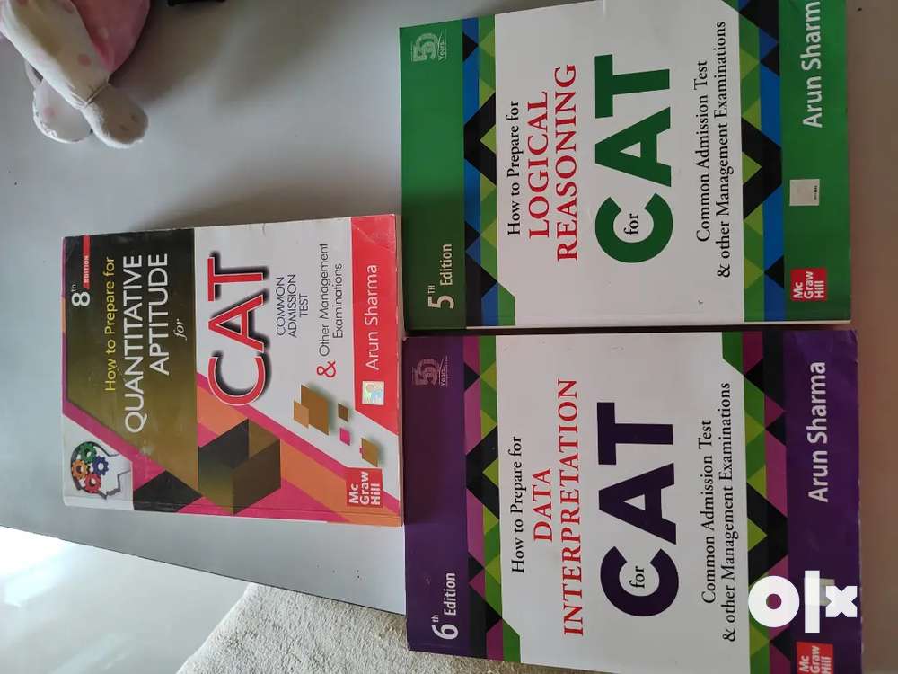 Cat exam books for sale. New condition