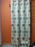 Set of 2 Curtains - 7ft long, polymer cotton, barely used.