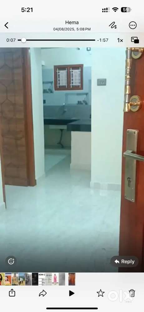 2 bhk apartment in chellathamman koil street