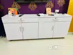 Bed, Storage bed, dining table, fridge, tv table
