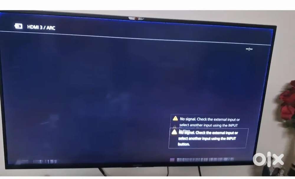 49 inch Soni tv with display problem