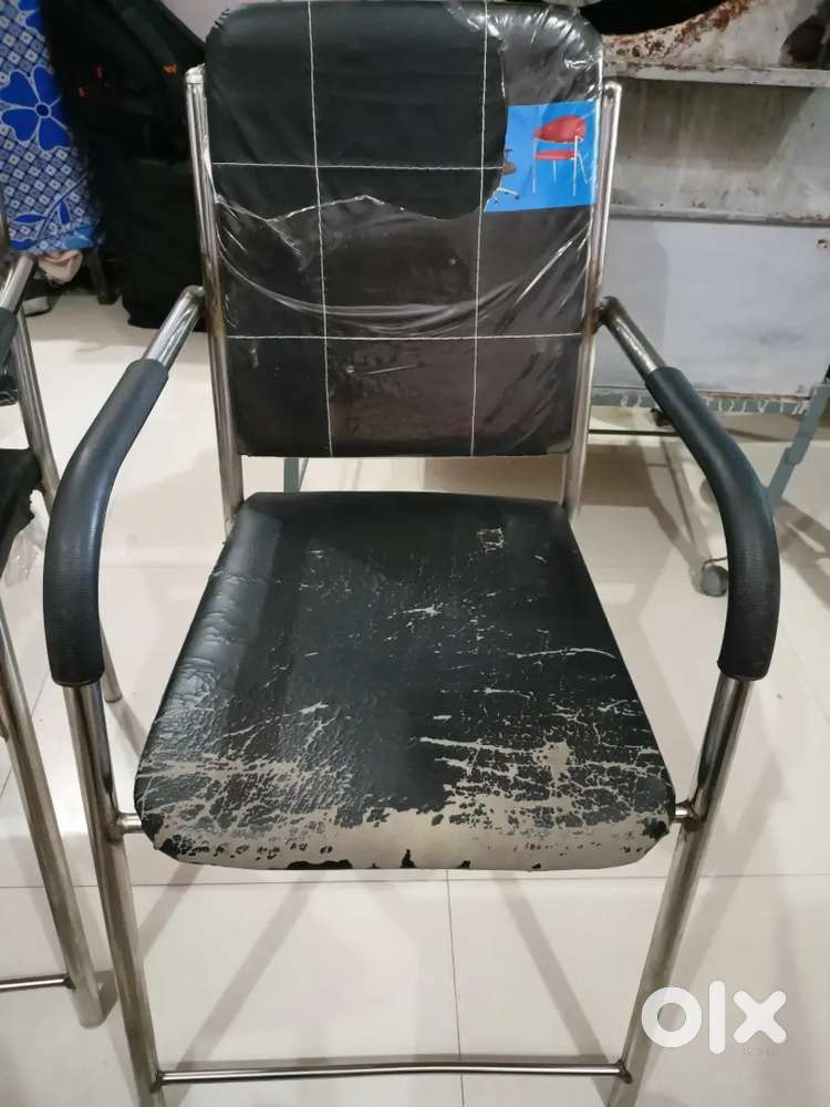 Steel Chair - 2 piece, 1 year old, Chair, कुर्सी, Study Chair