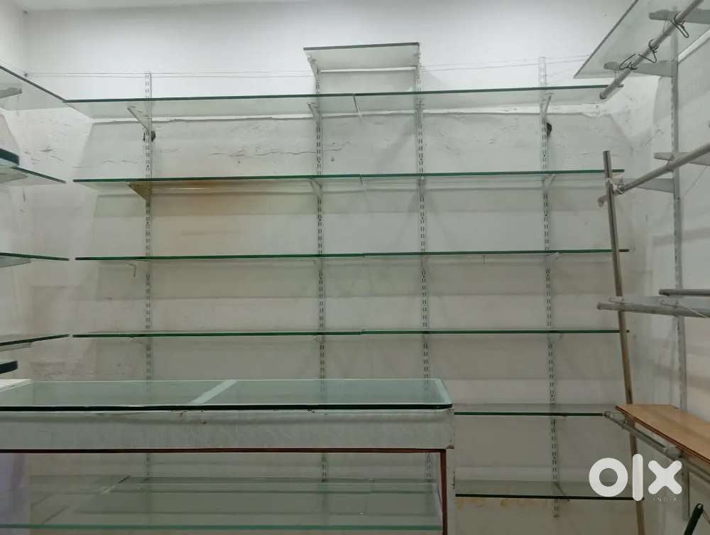 Shop glass racks