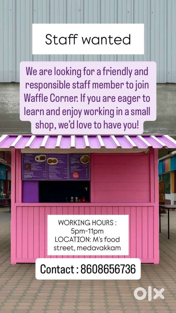 Waffles and milshakes handling