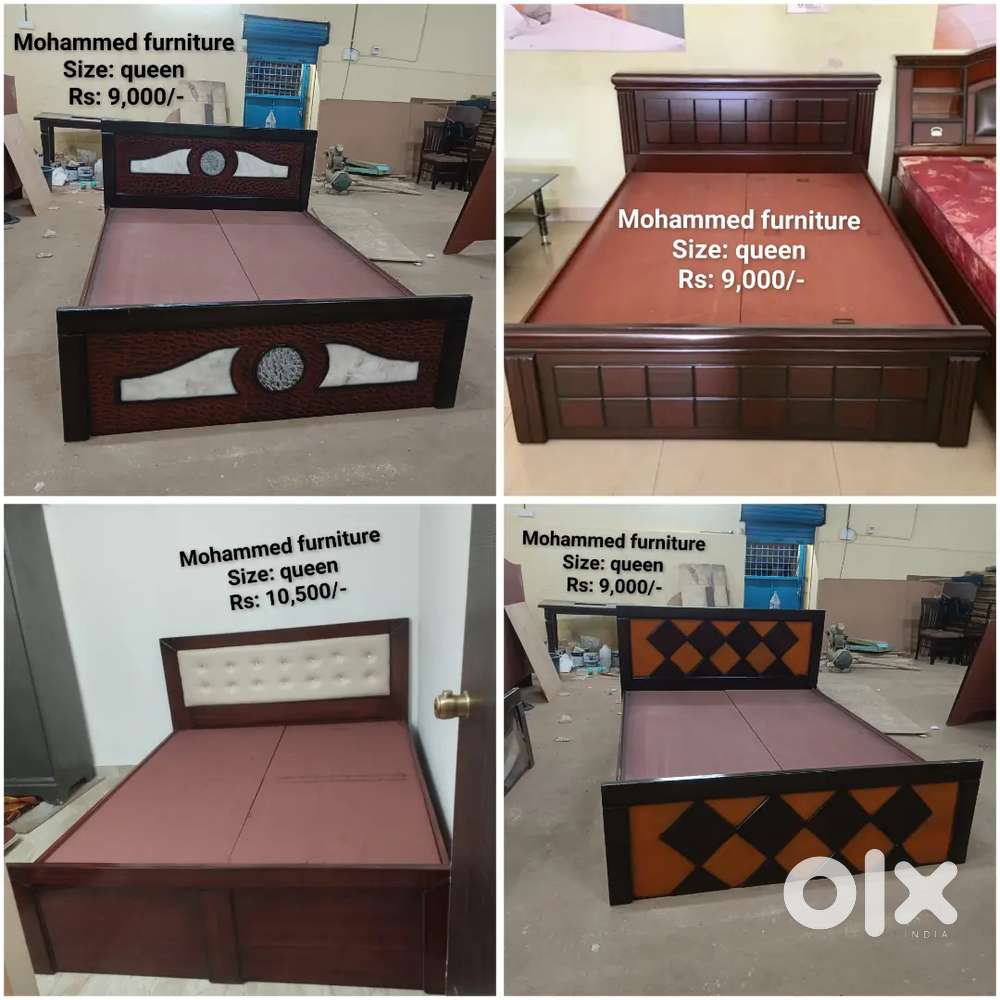 Premium Teak Wood Cot  Stylish & Durable with 2 Years Warranty