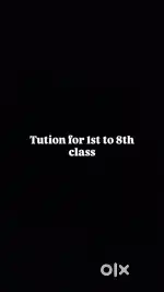 Tution for 1st to 8th class