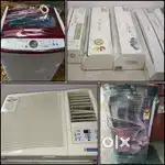 1 YEAR WARRANTY {  SPLIT WINDOW } AC FRIDGE W. M AC FREE DELIVERY