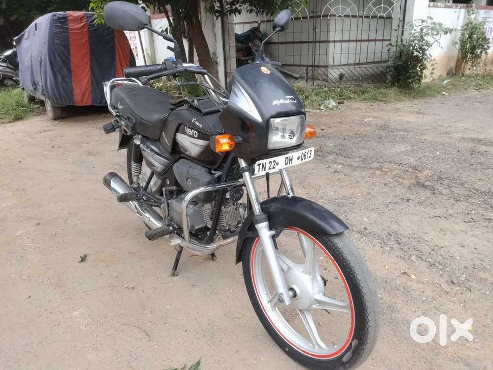 Splendor plus 2017 model single owner km 38000
