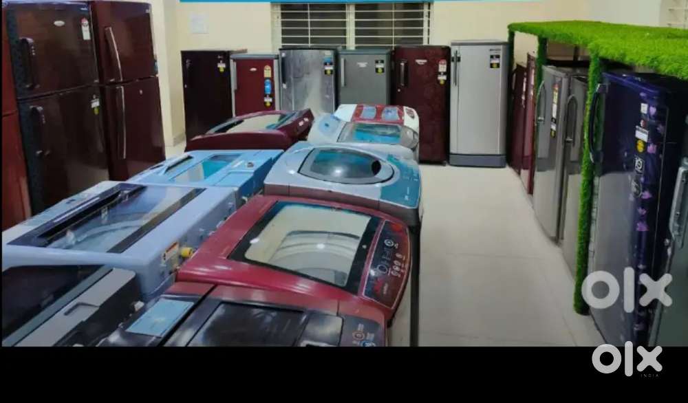 Low budget less used washing machine, fridges& Acs available