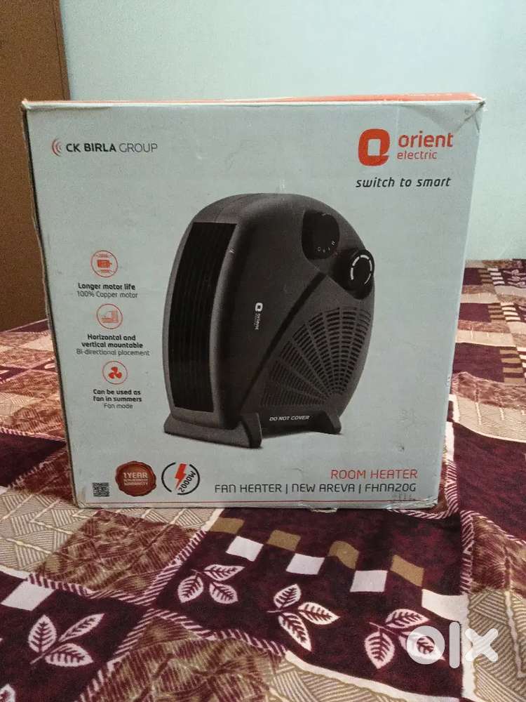 Orient brand room heater (new che. Use krel nthi)