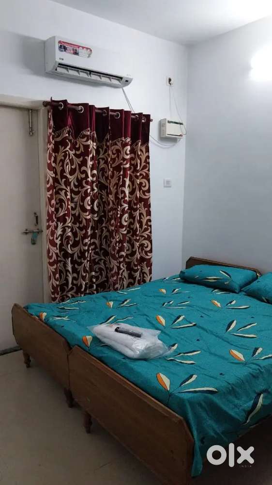 fully furnished 2bhk with covered parking