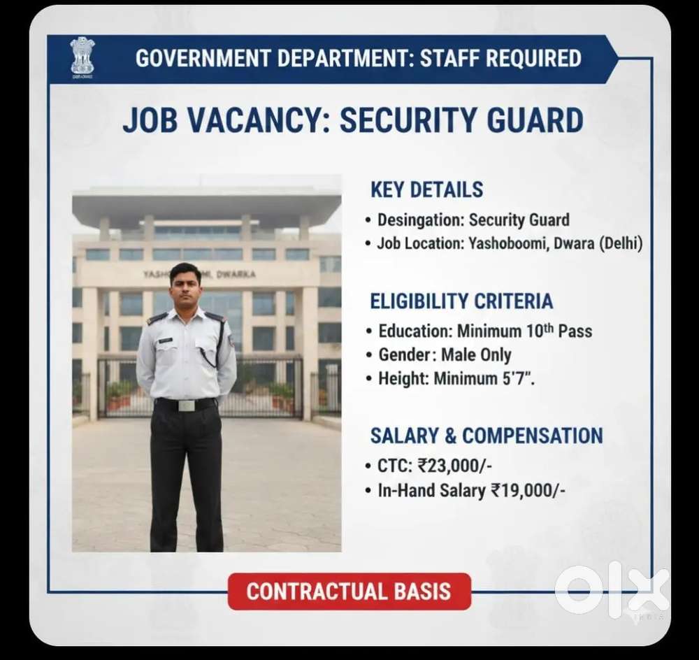 Sitting Jobs in Banks & Other Contract jobs In Govt. Dept.