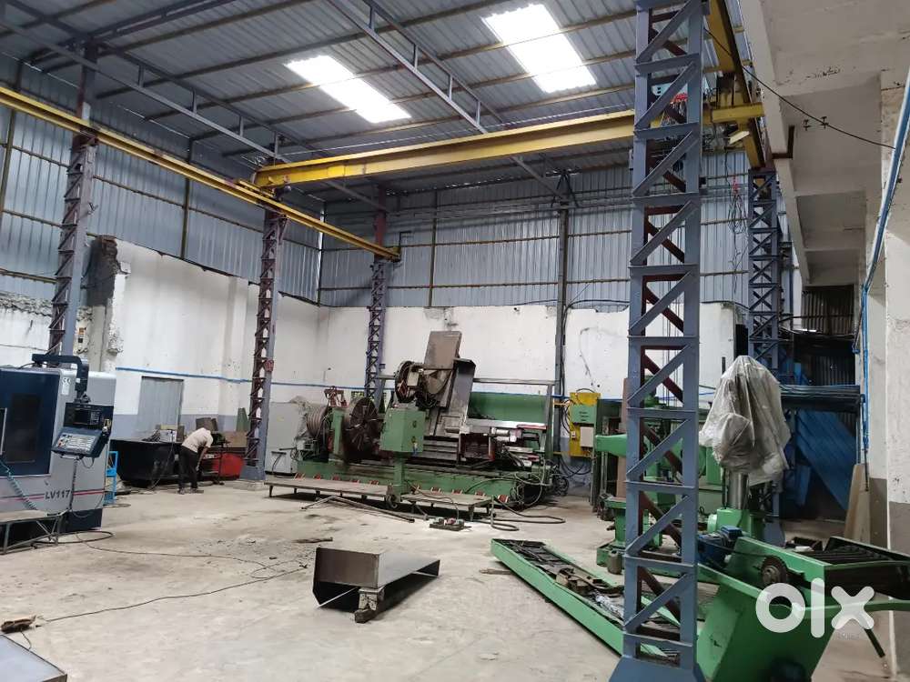 For Rent 5 Ton Crane, Industrial Shed 5000 Sq.ft. @ Cikhali.