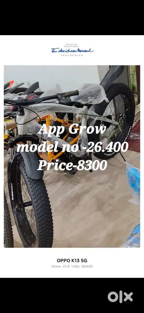 App grow bycycle model no 26.400 new brand