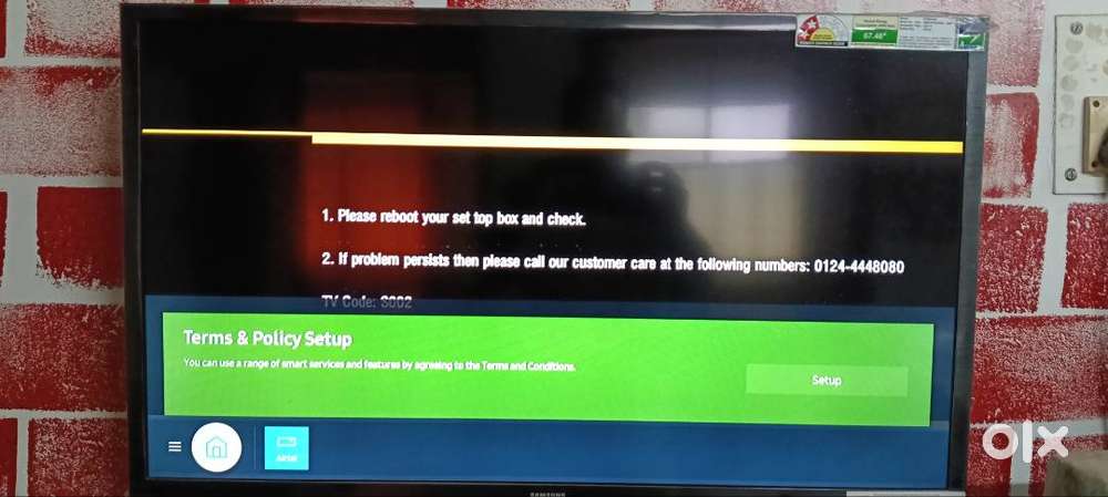 Samsung LED TV, 80Cms, 2020 Model. Top notch condition.