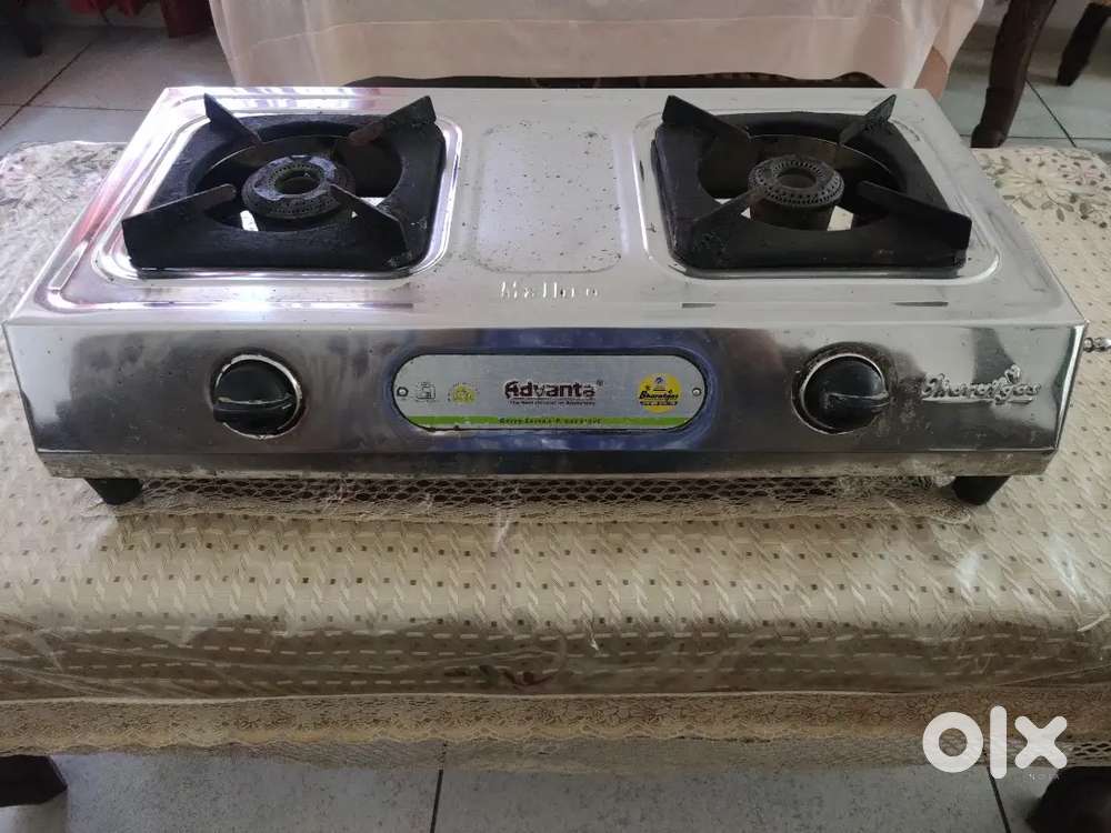 Two burner gas stove.