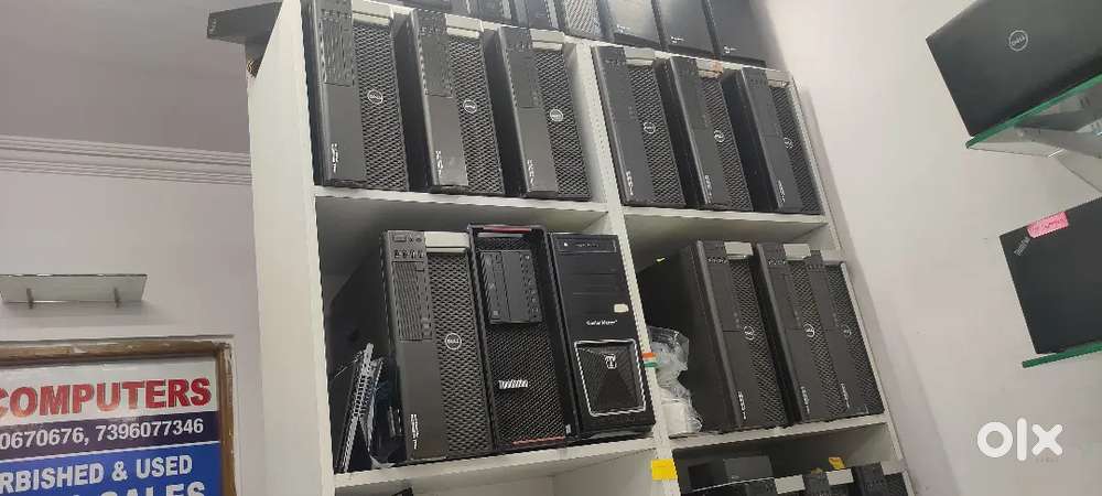 Desktop workstations in Dell & Lenovo brand Xeon, 64Gb 4/8GB graphics