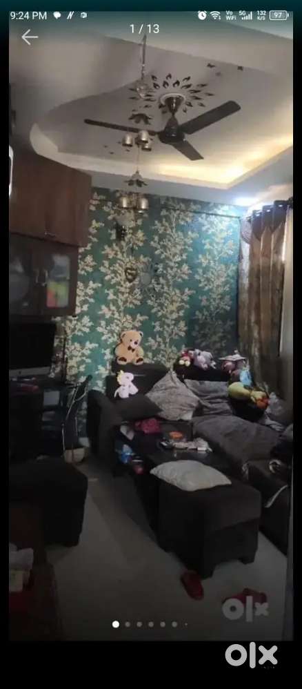 1bhk in gated society with lift & car parking