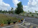 The neighborhood has black top roads and street lighting